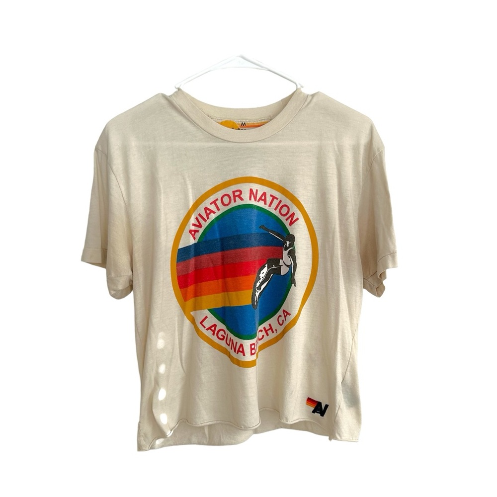 Aviator Nation Circle Logo Boyfriend Tee